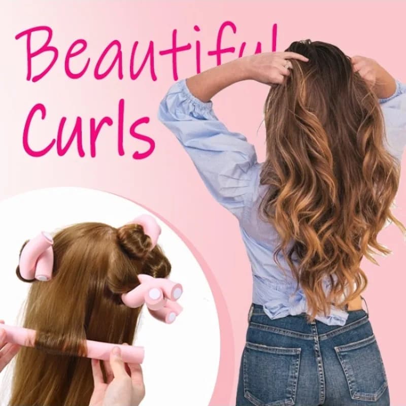 Oversized Non-Heat Curling Wands, 6-Pack