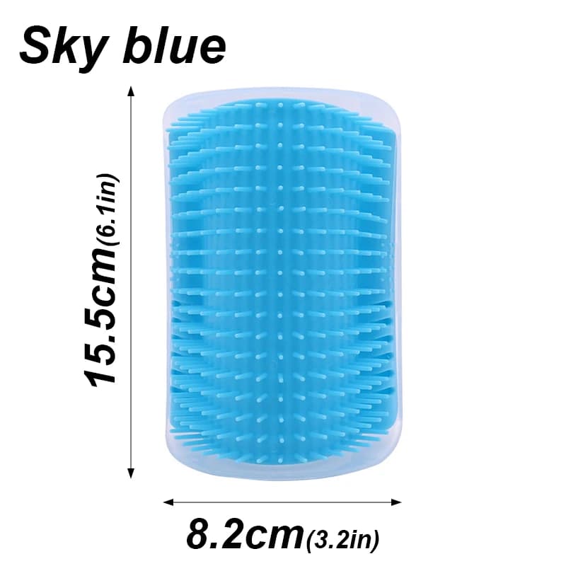 Cat Scratcher Massager for Cats Scratching Pets Removal Beauty Clean Corner Brush Removable Comb for Kitten Cat massagetool