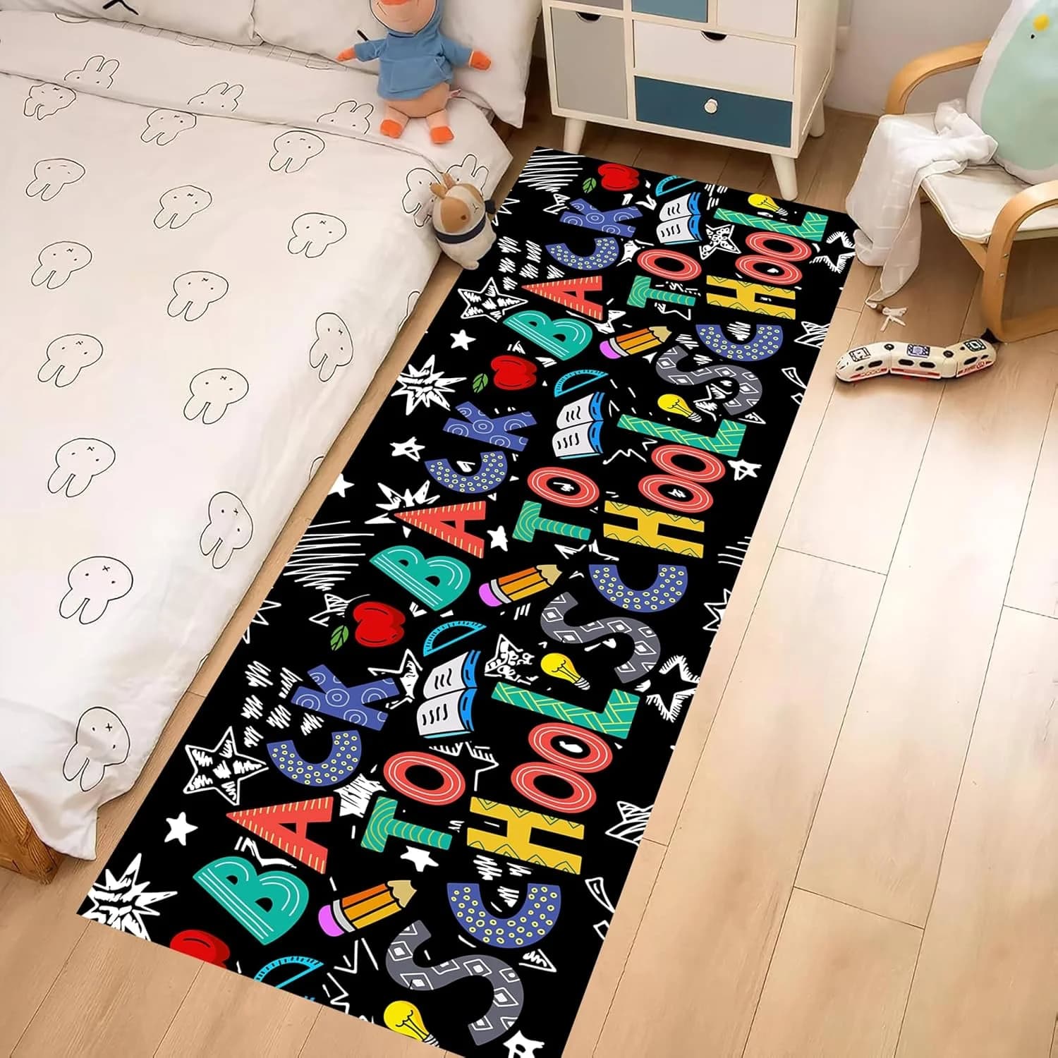 Hopscotch Learning Runner Rug
