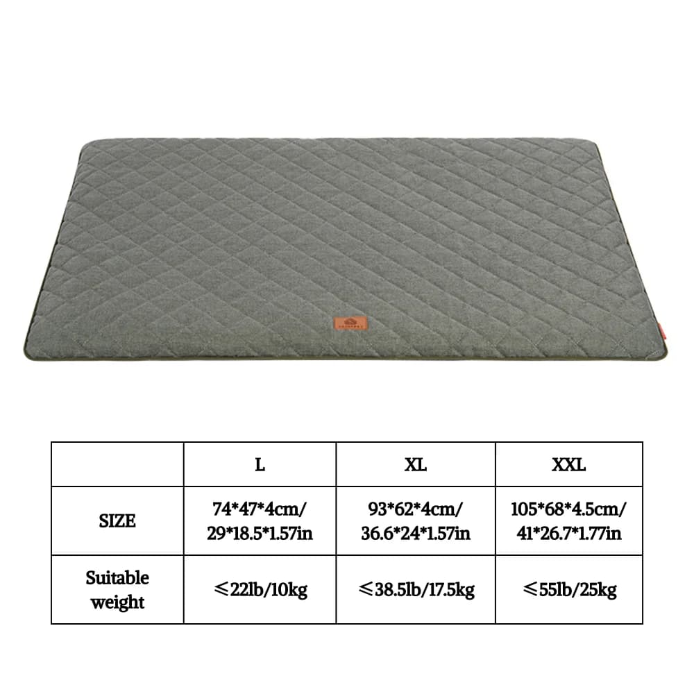 Winter Dog Bed Mat for Medium Large Dogs