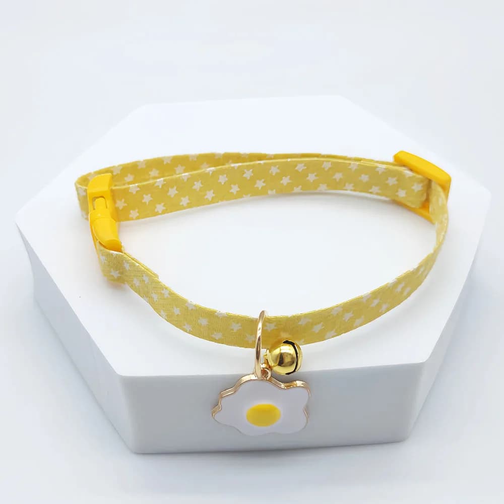 Adjustable Small Dog and Cat Collar with Bell
