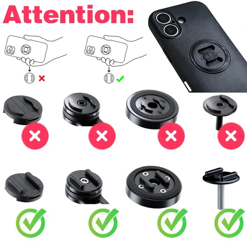 Phone Holder Mobile Phone Case for iPhone 17 17Pro 17Air 17ProMax Motorcycle/Bike Moto Mount Cell Phone Cover Shockproof Case