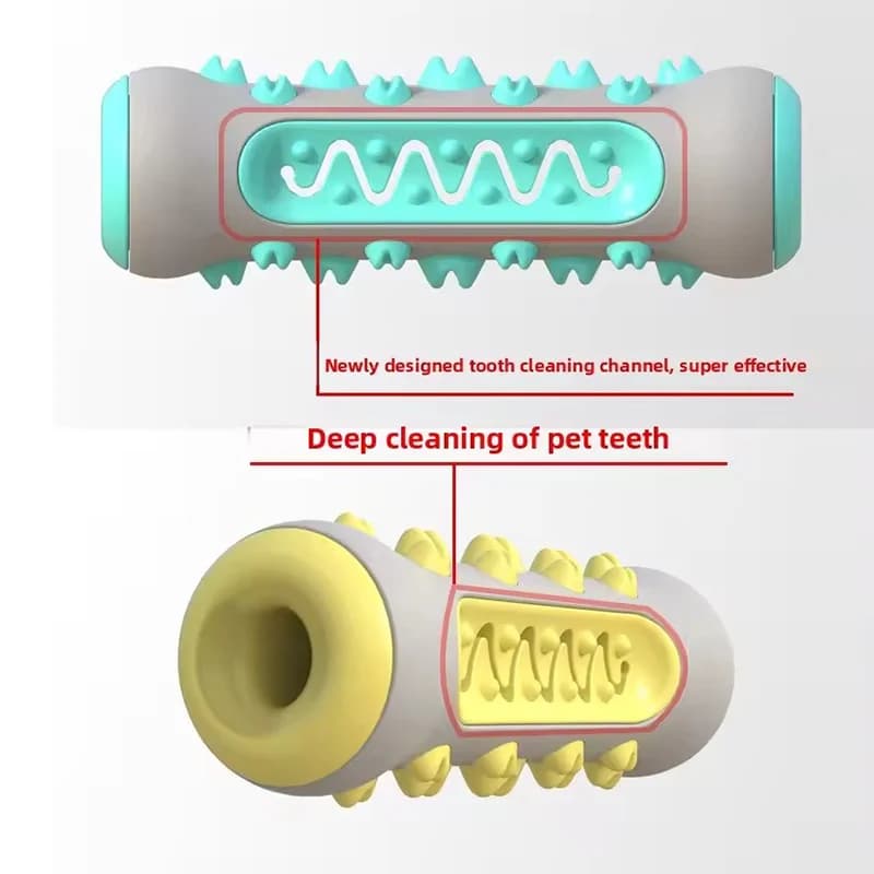 Dog Molar Dental Chew Toy with Treat Dispenser