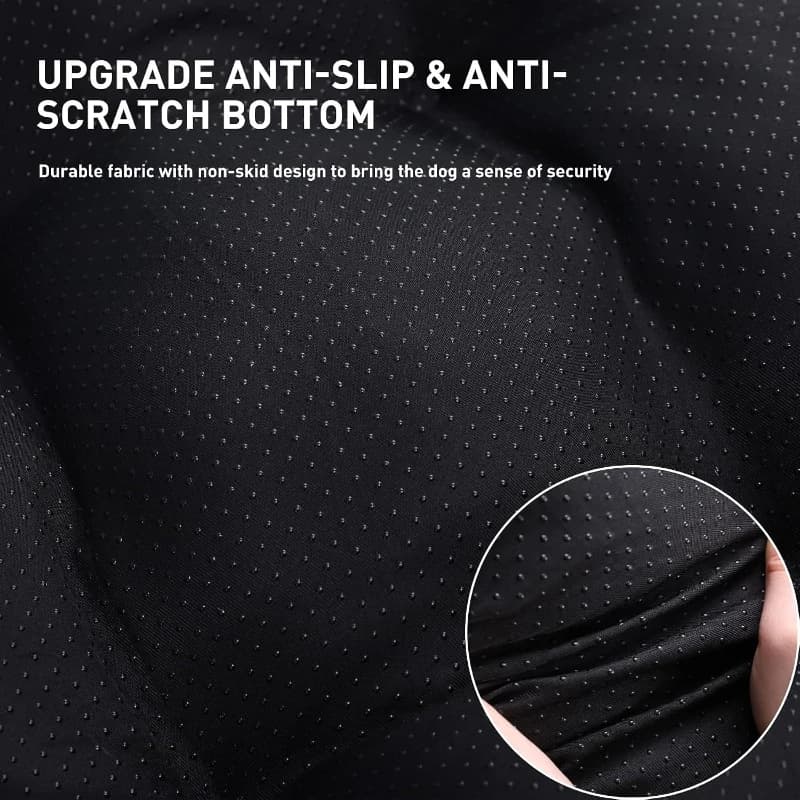 Washable Plush Dog Bed with Anti-Slip Bottom