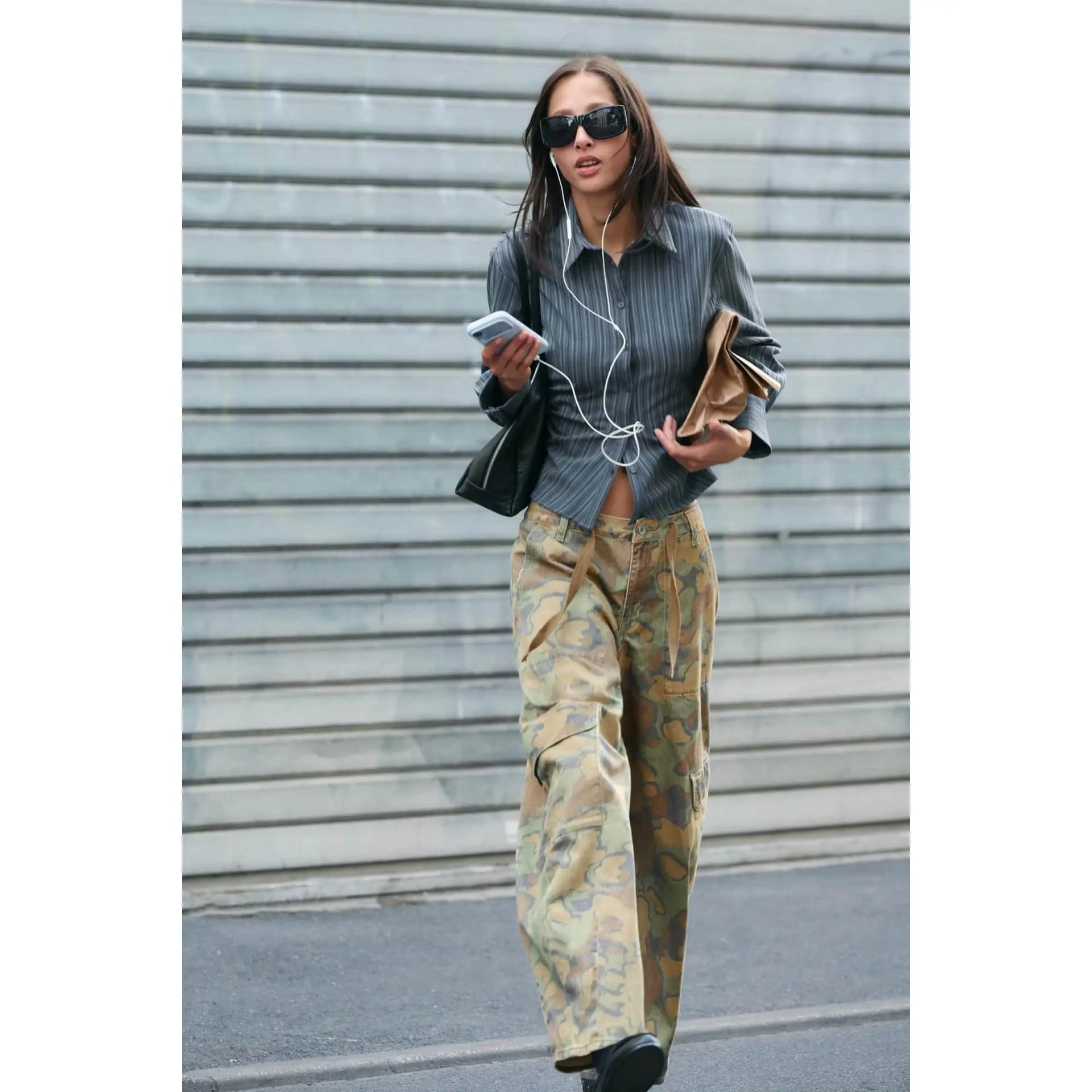 Women's Camo Workwear Casual Pants