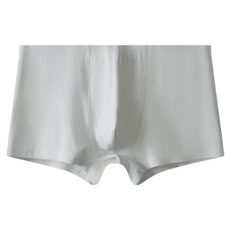 Men’s Boxer Briefs Breathable Soft Stretch Underwear High Elastic Comfortable Plain Color Shorts