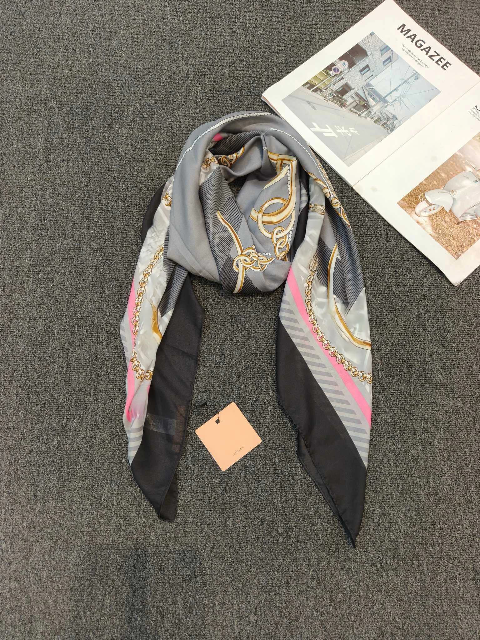 European, American, Italian original scarf with printed temperament, versatile shawl, sun shading, warm and soft new style 11