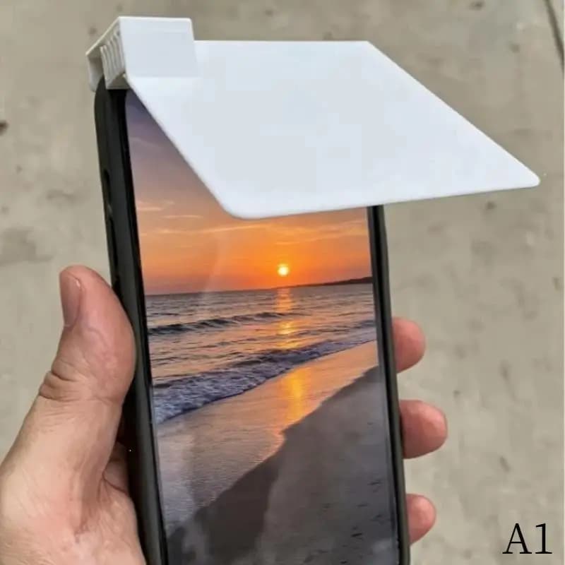 1Pcs Mobile Phone Accessories Enhances Screen Visibility In Strong Light Reduce Sunlight Reflection Mobile Phone Sunshade