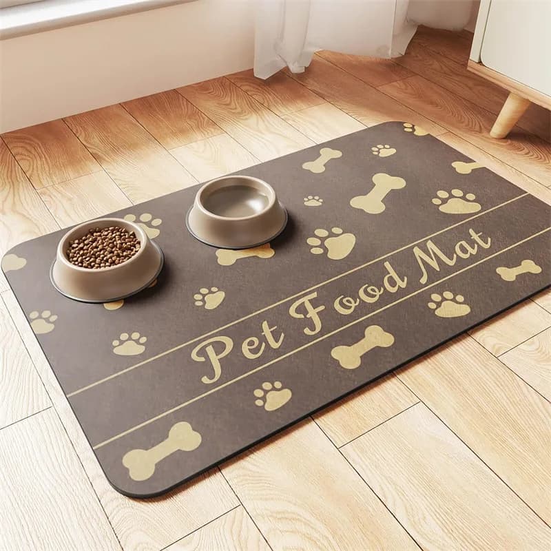 Pet Placemat Waterproof Dog and Cat Bowl Mat