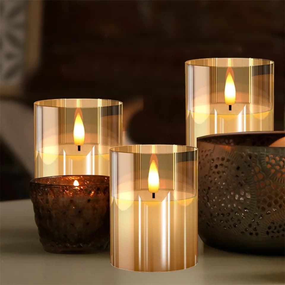 Flameless LED Candles with Remote and Timer