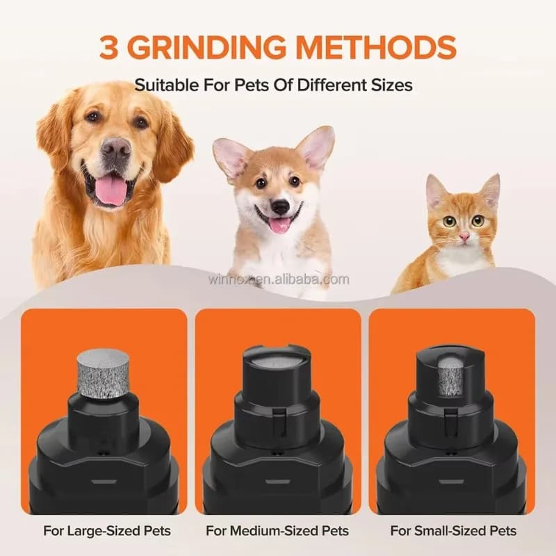 Electric Pet Nail Trimmer for Cats and Dogs