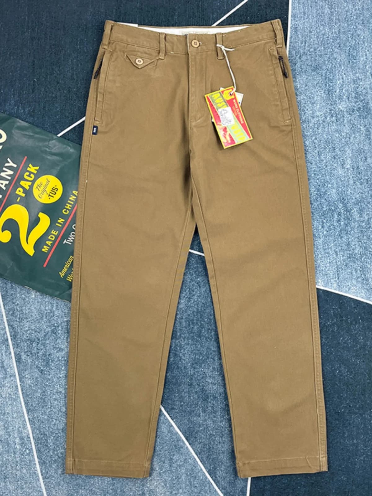 Men's Heavyweight Cotton Straight Leg Work Pants