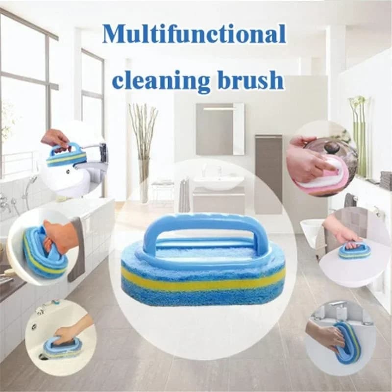 Sponge Cleaning Brush With Handle