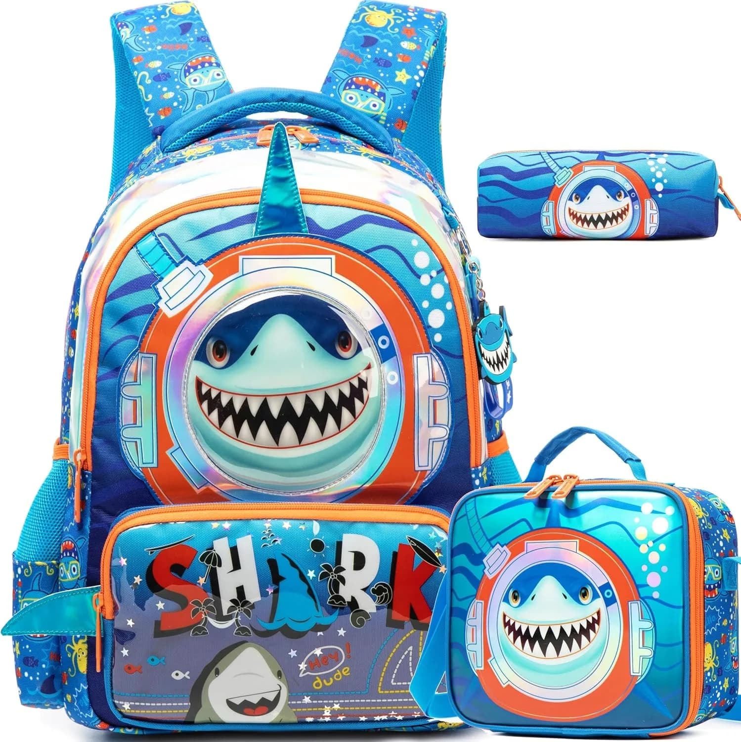 Girls School Backpack with Lunch Tote Set