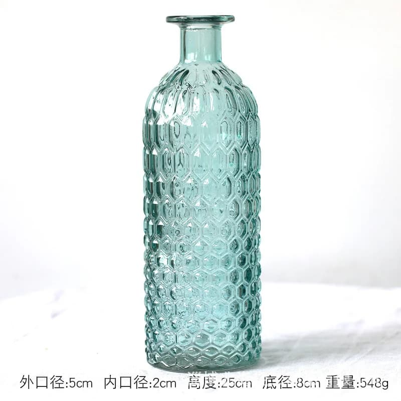 Glass Flower Vase for Table Decor