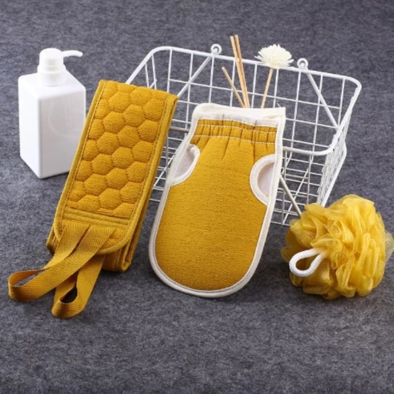 Thickened Bath Towel Three Piece Set