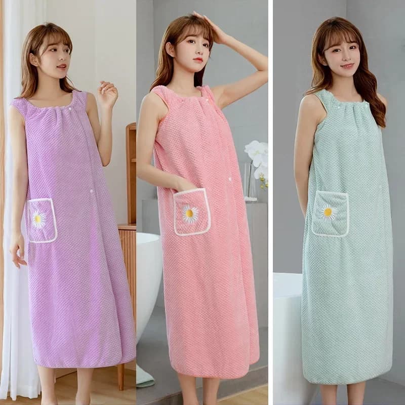 Women's Wearable Bath Wrap Towel