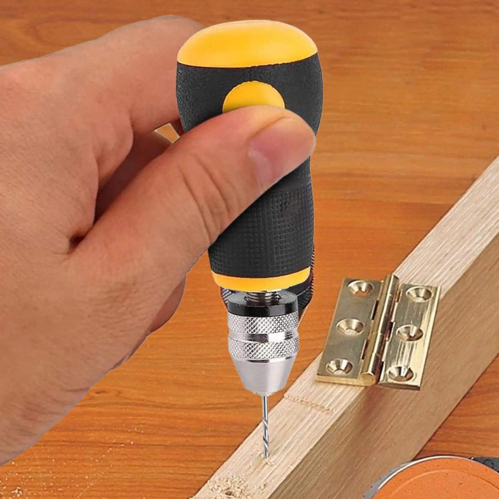 Manual Drill Mini Hand Drill Tool Portable Tool Set Small Hand Drill Woodworking Hand Drill Portable Manual Hand Drill tools