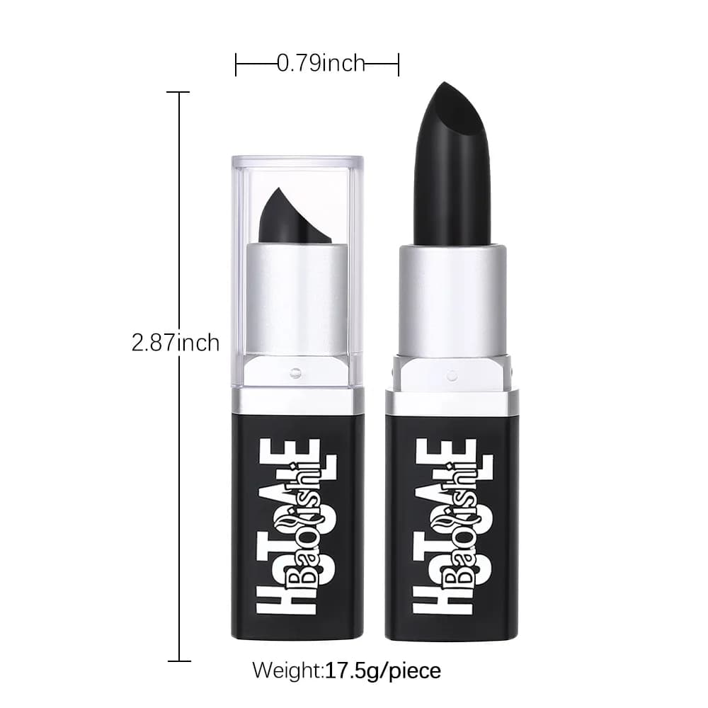 Matte Black Waterproof Lipstick