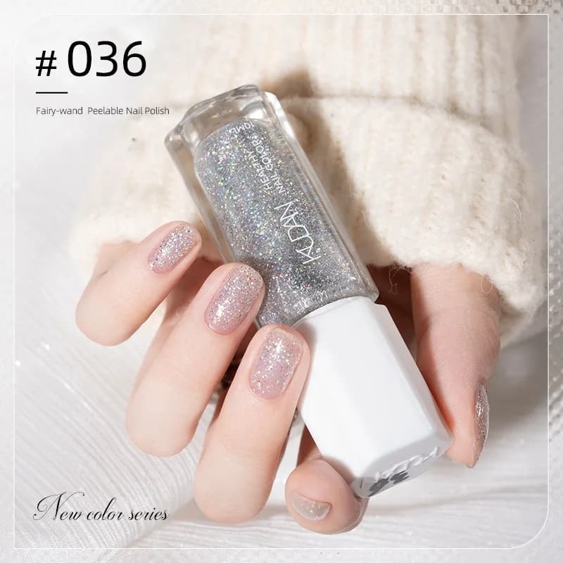 40-Color Water-Based Peel-Off Nail Polish Set