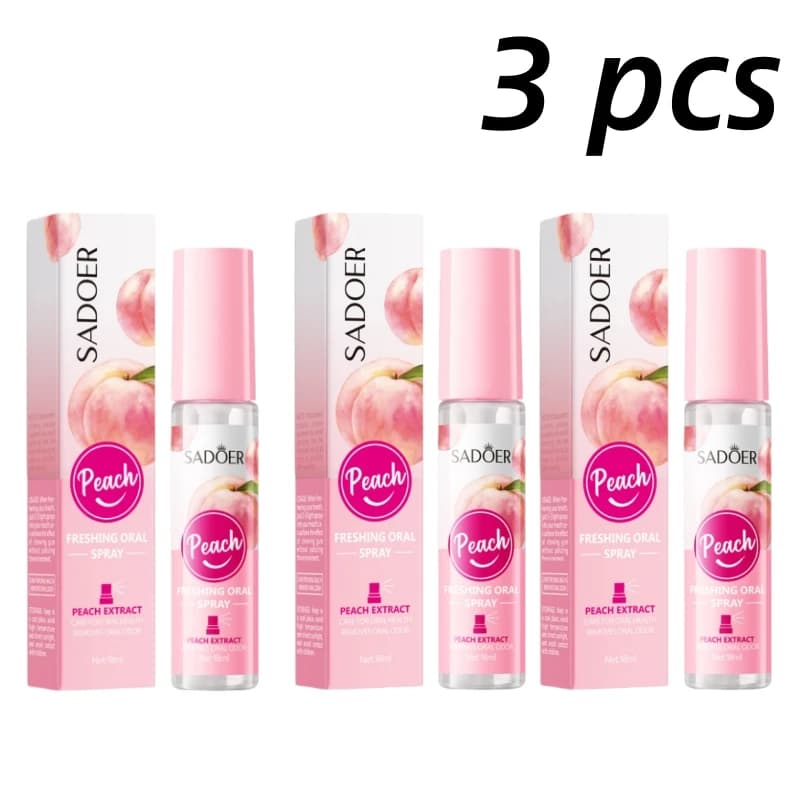 Mint and Peach Breath Freshening Spray