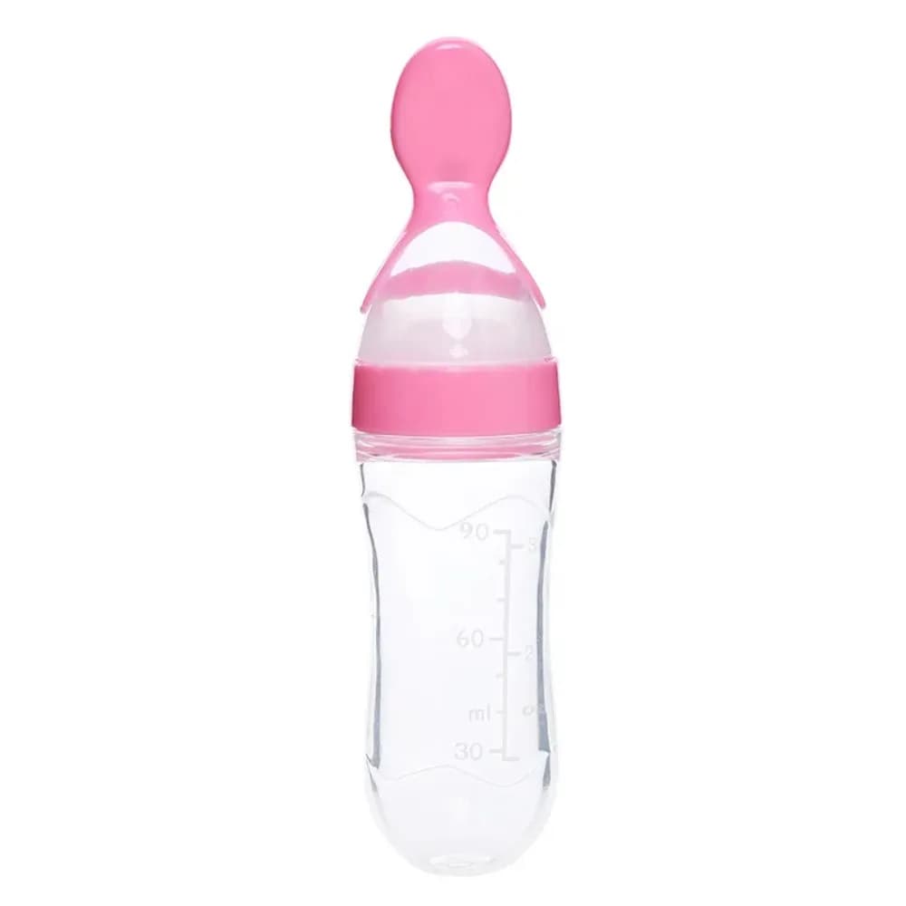 Baby Feeding Bottle with Spoon Feeder