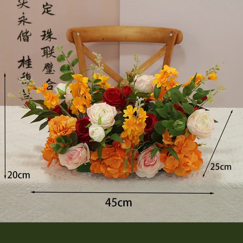 45cm Artificial Flower Wall Decoration Panel