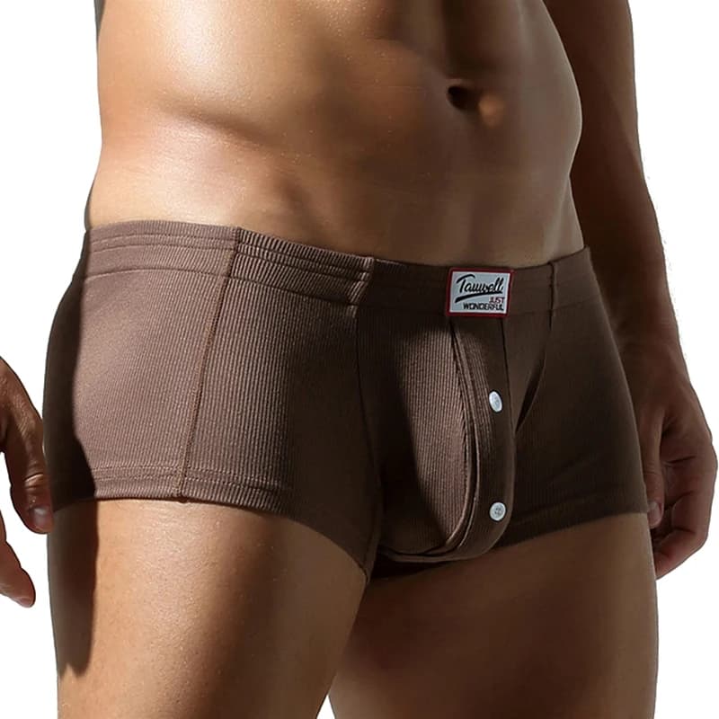 Men's Flat Front Synthetic Cotton Boxers