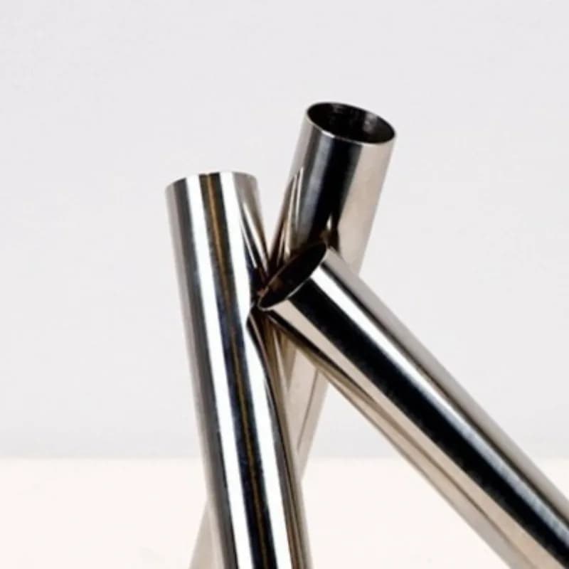 Geometric Cross Stainless Steel Vase