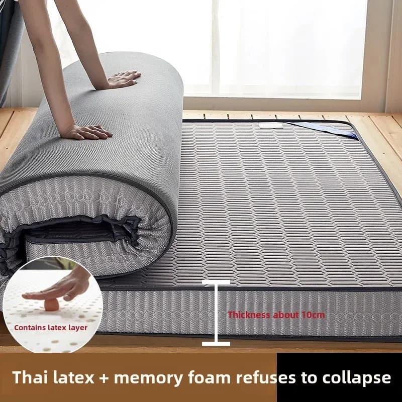 Memory Foam Mattress Topper 3-Stage Folding