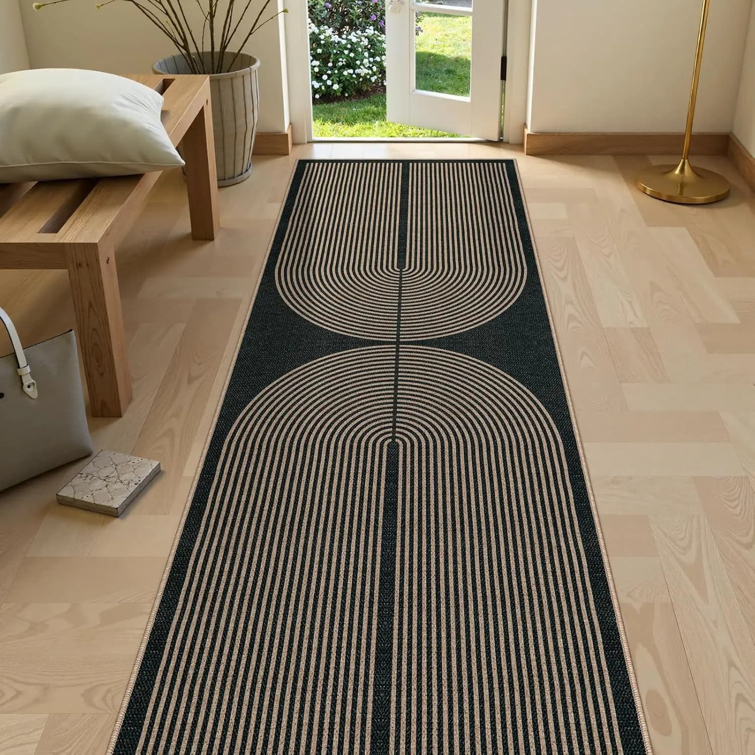 Modern Geometry Runner Rug
