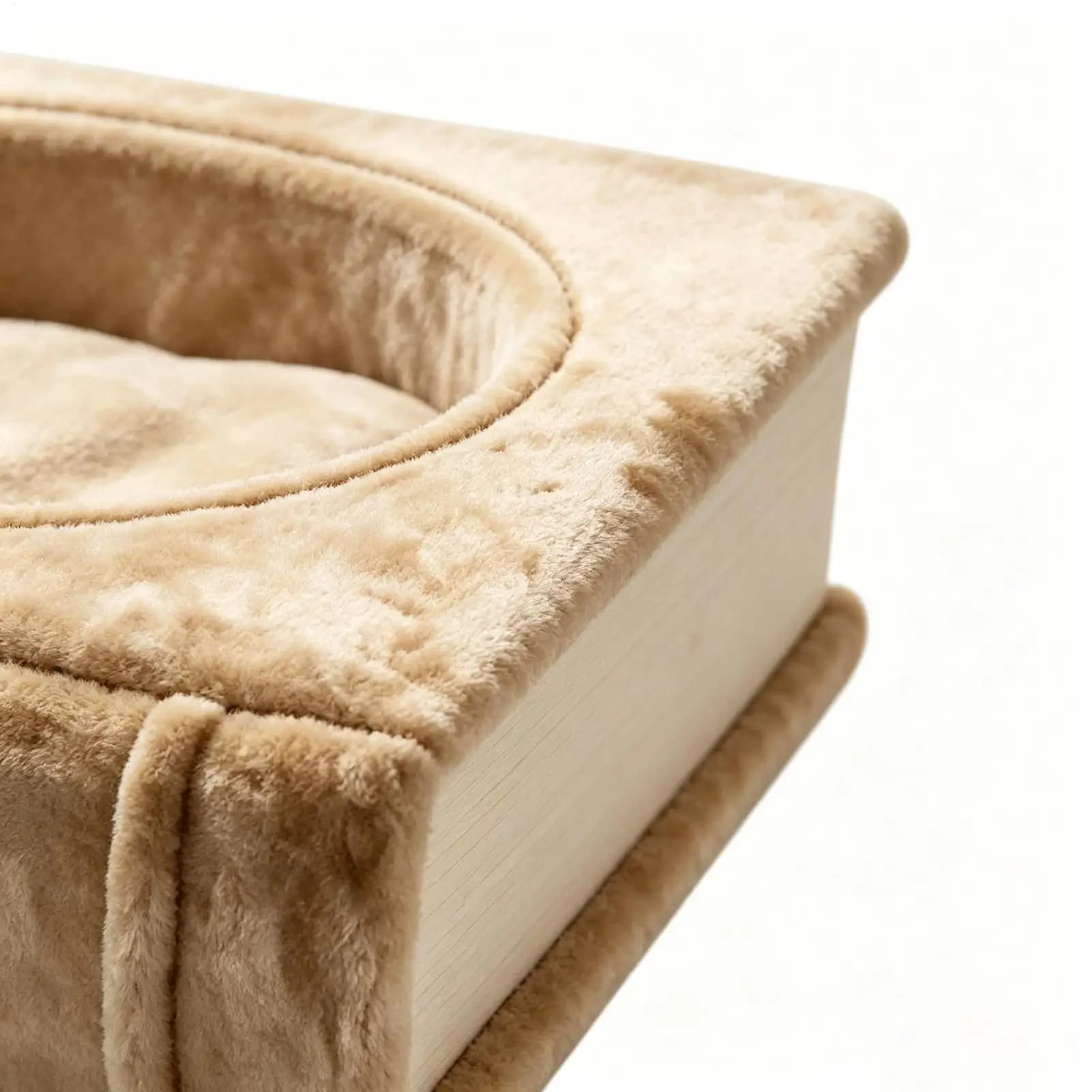 Book-Shaped Cat Bed