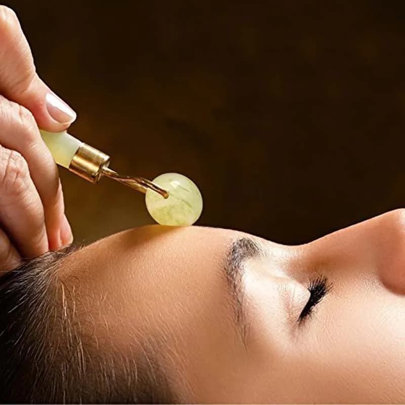 Jade Facial Roller and Scraping Board Set