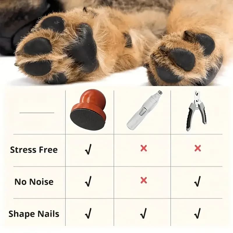 Dog Nail File Wooden Scratching Board