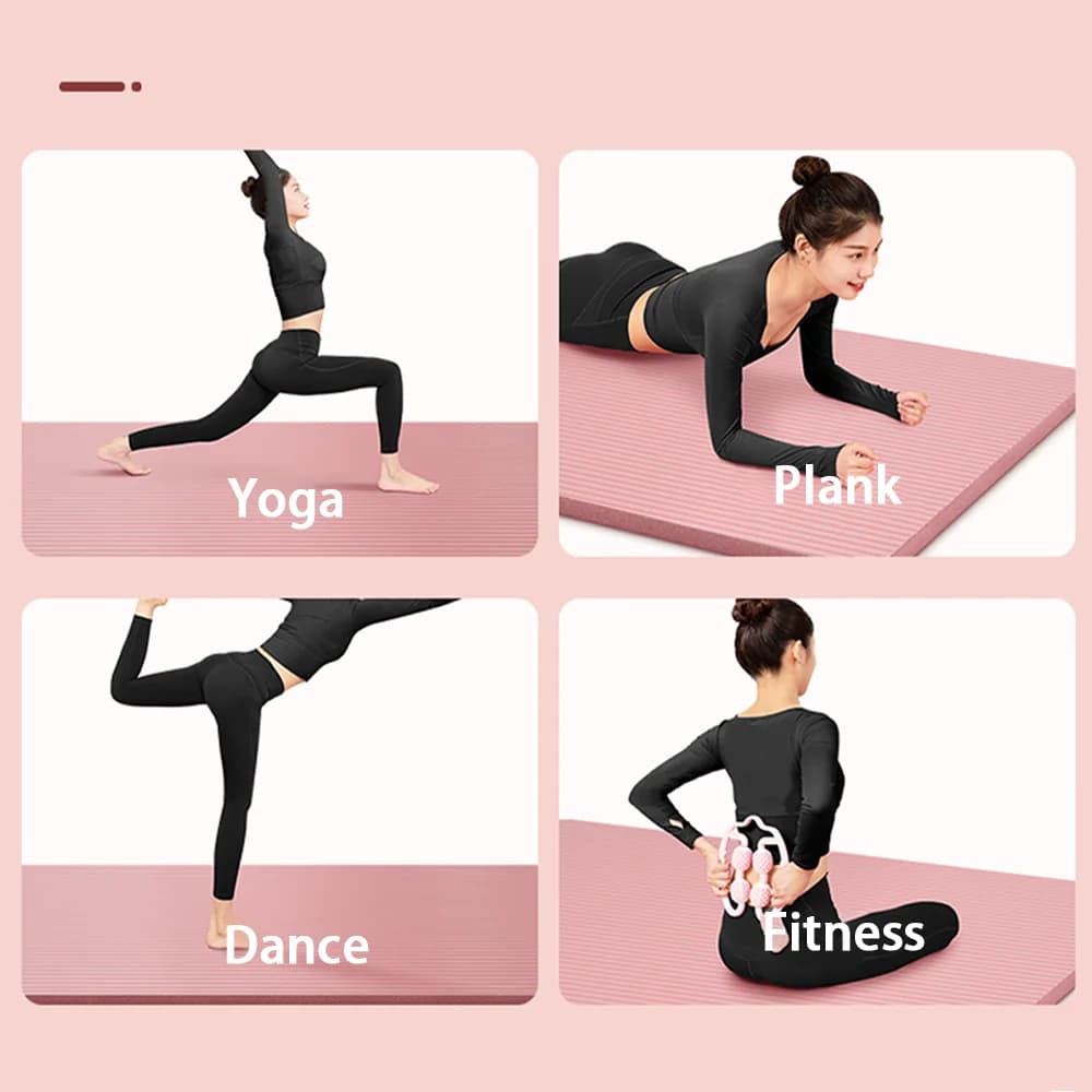 8mm NBR Yoga Mat with Carrying Strap