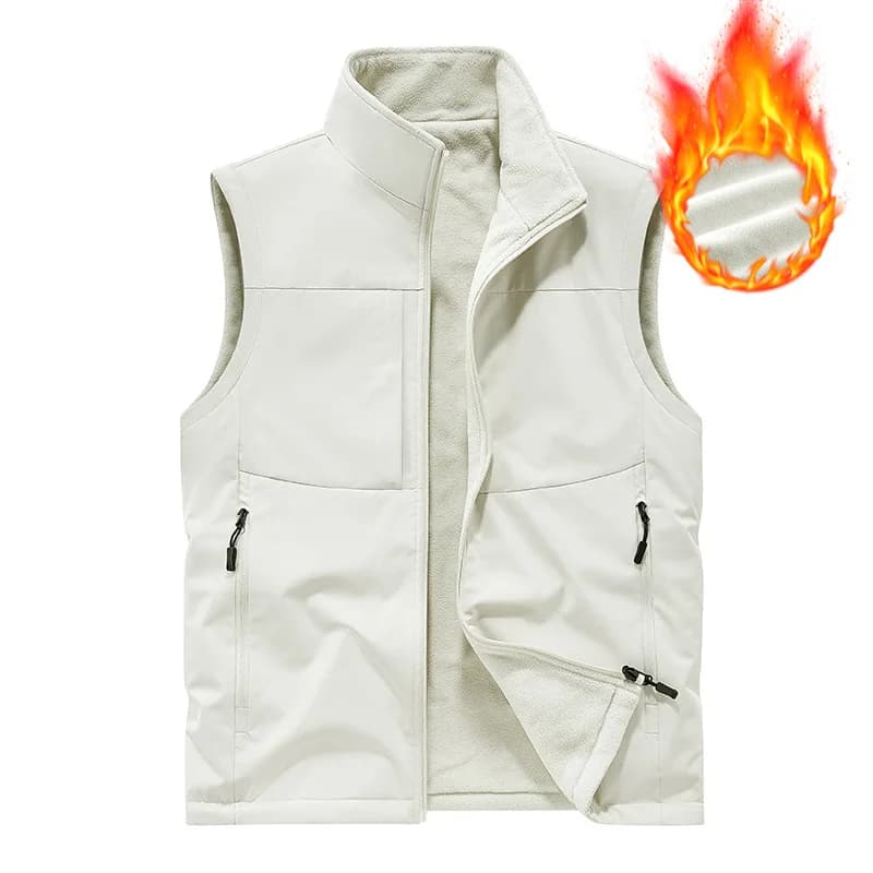 Men's Double-Sided Fleece Vest