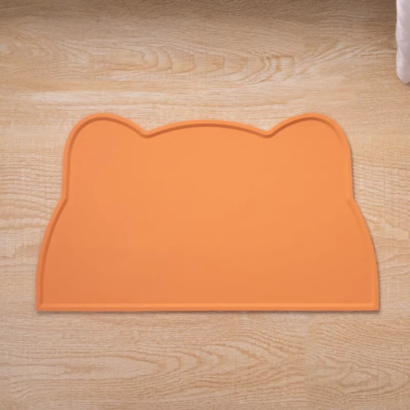 Silicone Pet Feeding Mat with Raised Edge