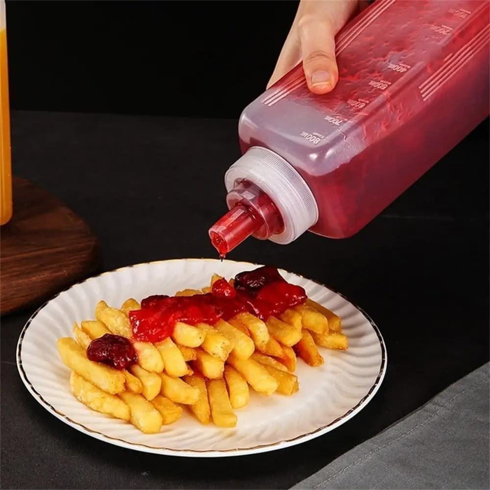 Kitchen Gadget Cake Decorating Tool Baking Supplies Dustproof Dispenser Bottle Condiment Bottles Squeeze Bottle Seasoning