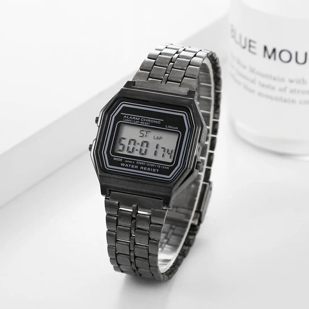 Vintage LED Digital Sports Watch