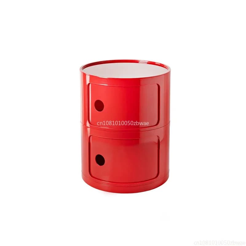 Nightstands Modular Bedside Table Round Large-capacity Storage Bedside Small Cabinet Bedroom Simple Storage Narrow Side Cabinet