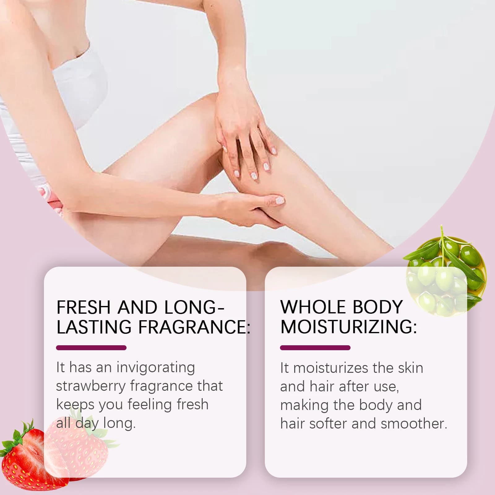 Strawberry Body Spray Moisturizing Aroma 100ml