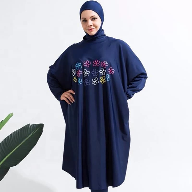 Women's Modest Swimwear Set with Hijab