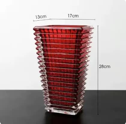 Crystal Glass Vase for Dried Flowers
