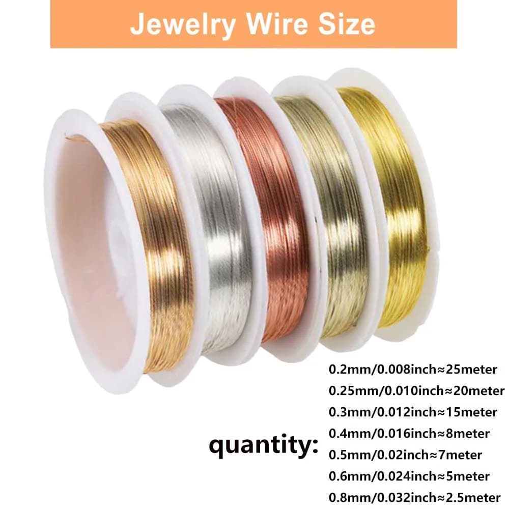 Brass Beading Wire for Jewelry Making