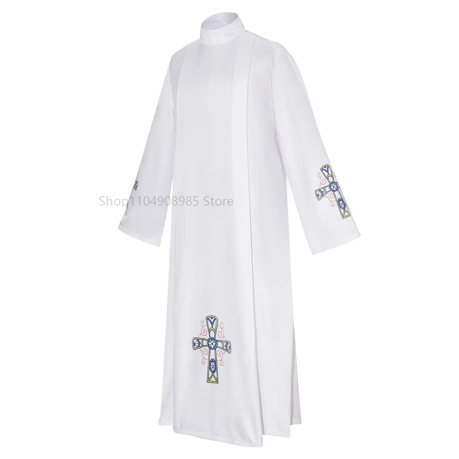 White Priest Robe Catholic Church Vestment
