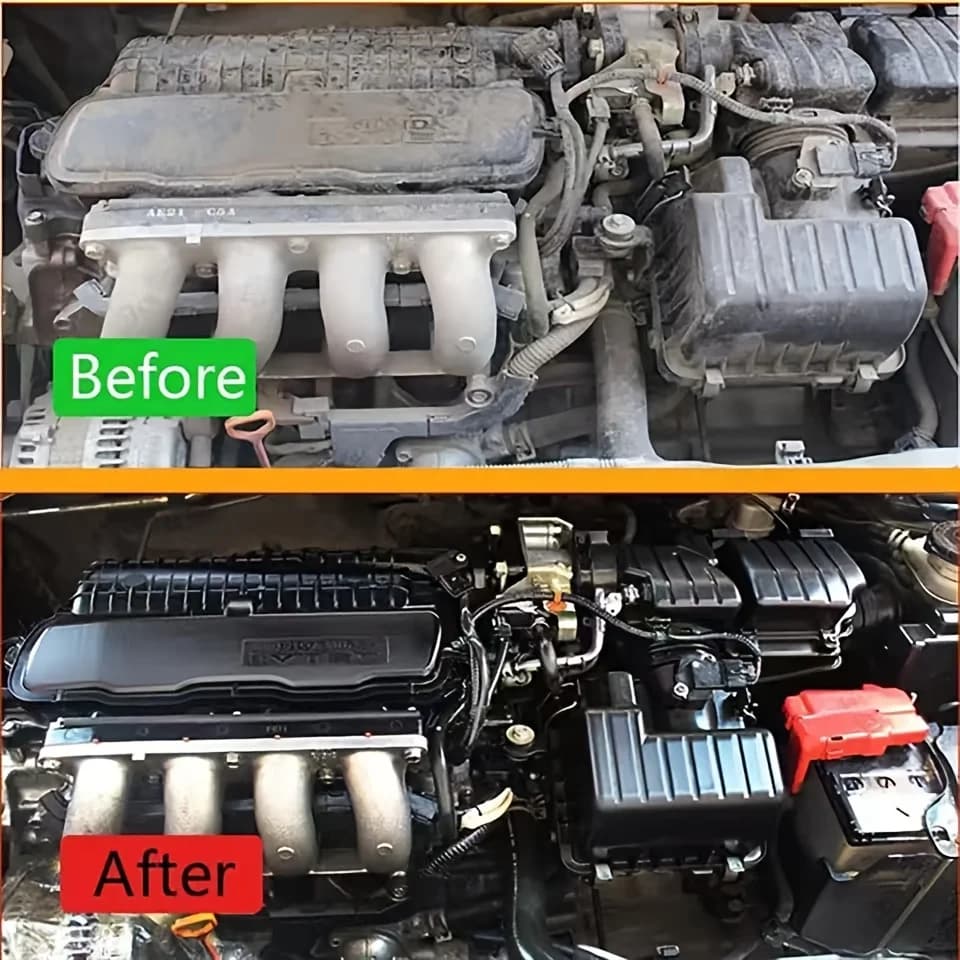 Car Engine Bay Cleaner Restorer Powerful Decontamination Cleaning Product For Engine Compartment Car Cleaning Polishing Product