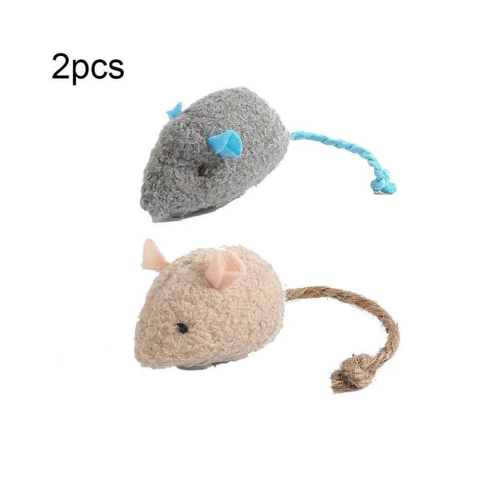 cat suppliesPortable Random Color Interactive  Soft Cats Training  Simulated Mouse Fake Mice Catnip