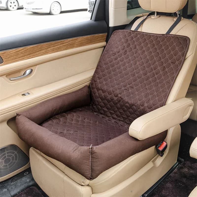 Quilted Pet Car Seat Cushion