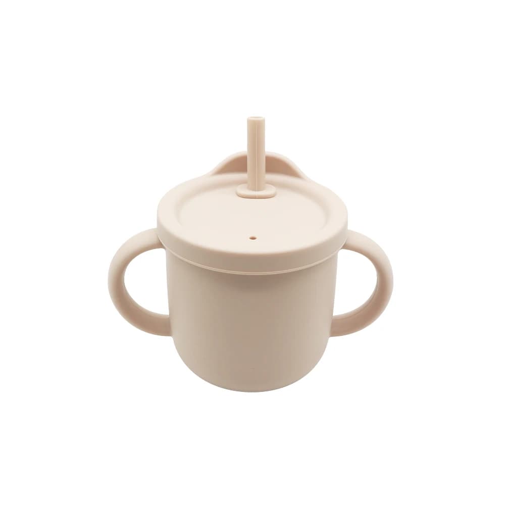 Silicone Sippy Cup with Straw