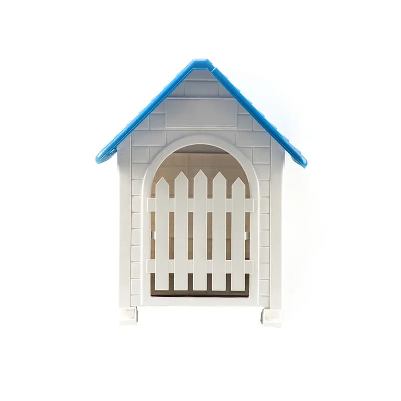 Outdoor Indoor Dog House with Rainproof Cover